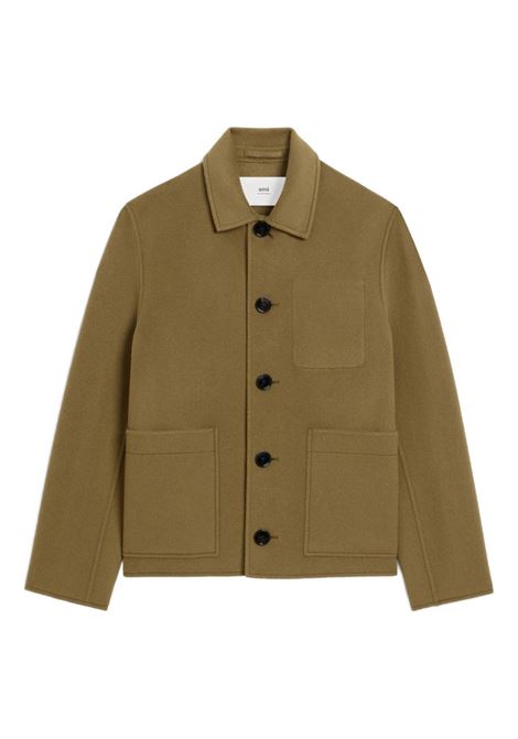 giacca boxy uomo bronzo AMI PARIS | HJK844.WV0022298